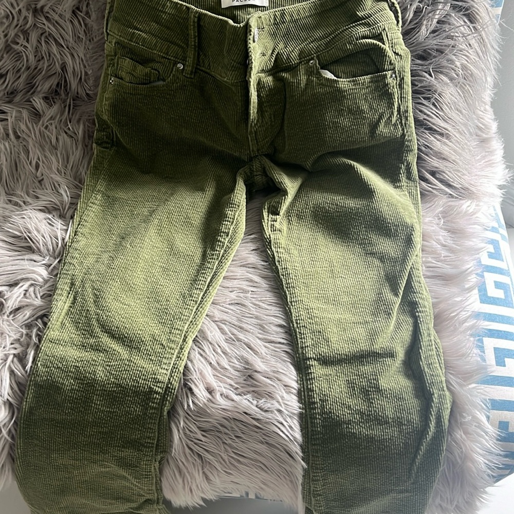 vintage & new 'no tag .70s Green Corduroy.